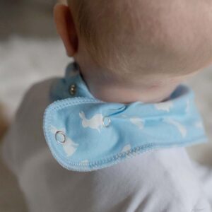 absorbent fleece lined bandana dribble bib for baby