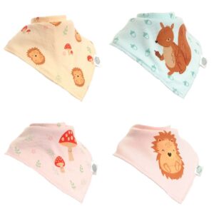 absorbent dribble proof fleece lined bandana baby bibs
