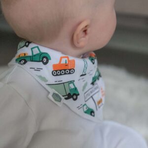 absorbent fleece lined bandana dribble bib for baby