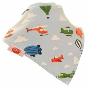 absorbent fleece lined bandana dribble bib for baby