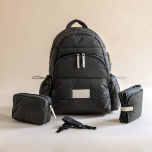 baby changing bag backpack black