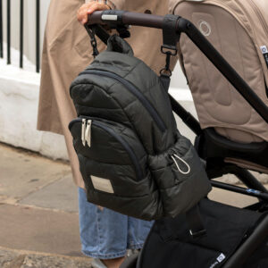 baby changing bag backpack black