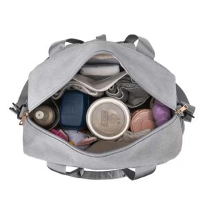 baby changing bag backpack grey