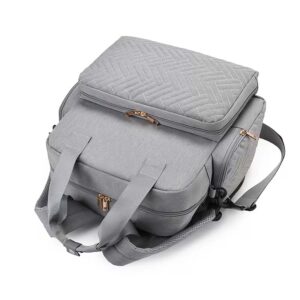 baby changing bag backpack grey
