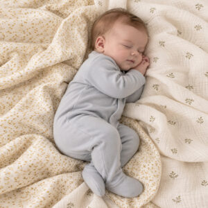 extra large GOTS organic baby muslin