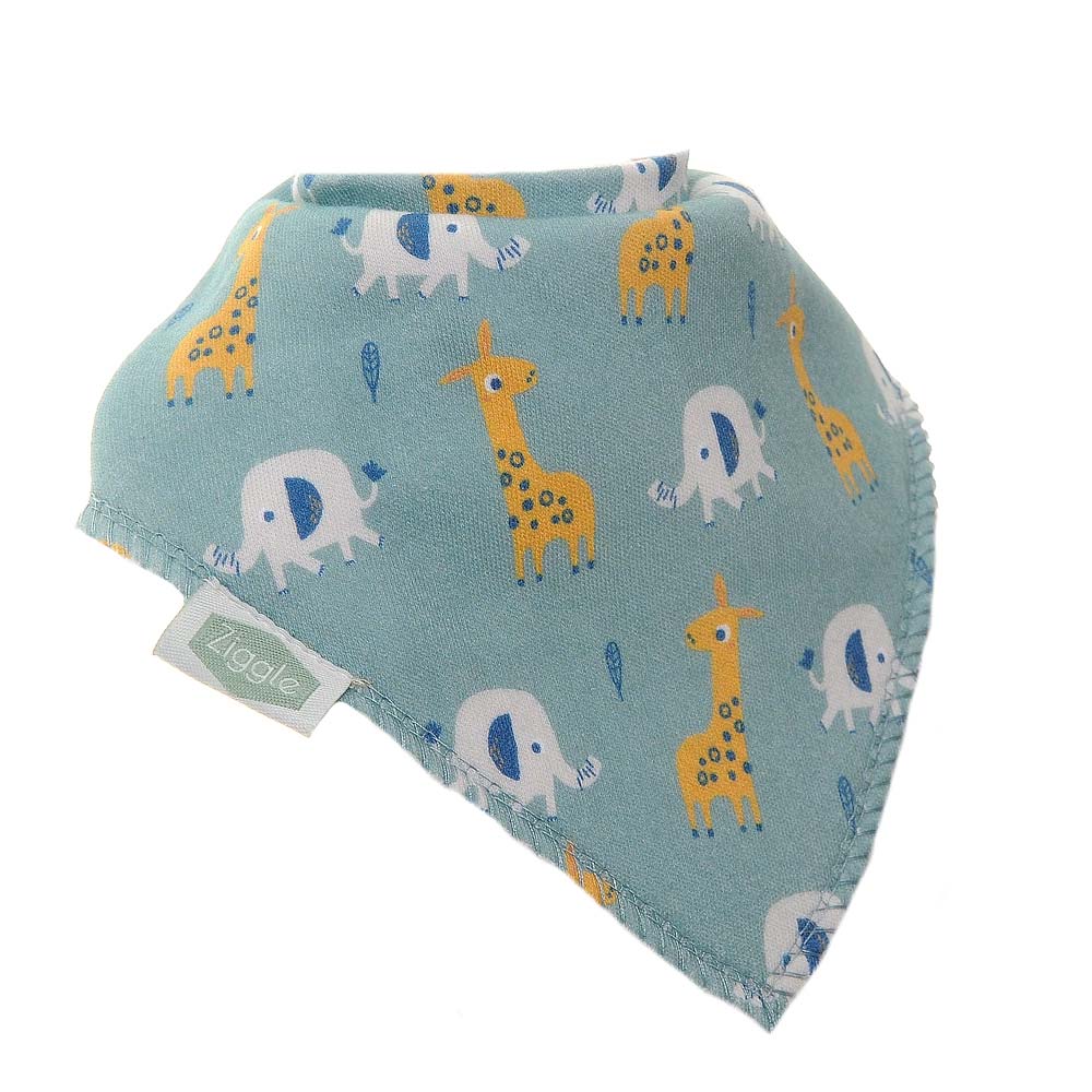 absorbent fleece lined bandana dribble bib for baby