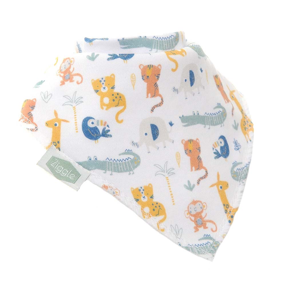 absorbent fleece lined bandana dribble bib for baby