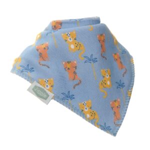 absorbent fleece lined bandana dribble bib for baby