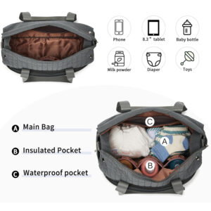 tote baby changing bag nappy shoulder bag