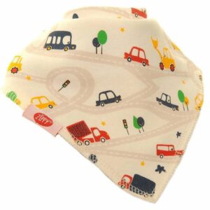 absorbent fleece lined bandana dribble bib for baby