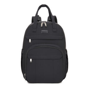 everyday nappy baby changing bag backpack black