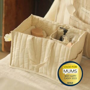 baby nappy caddy and nappy organiser