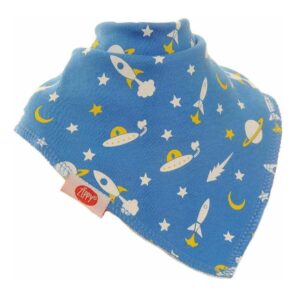 absorbent fleece lined bandana dribble bib for baby