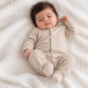 newborn baby girl sleepsuit