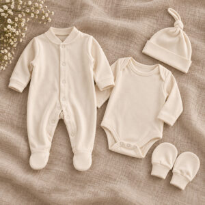 organic cotton baby gift layette unisex clothing set for boys and girls