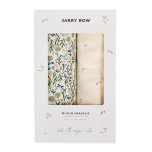 GOTS organic large muslin swaddle cloths Avery Row