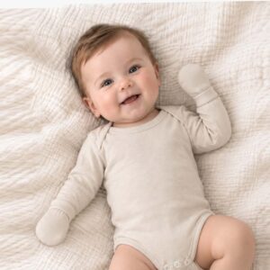 organic cotton baby scratch mitts mittens