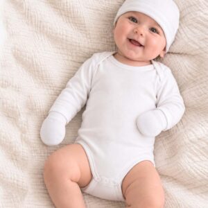 organic cotton baby scratch mitts mittens