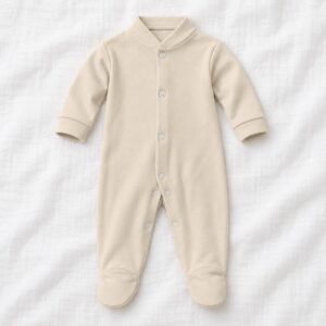 organic cotton babygrow all in one sleepsuit