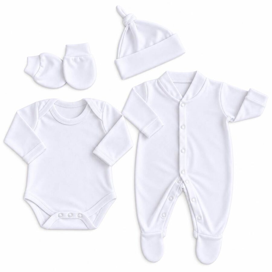 GOTS organic cotton baby clothes layette newborn