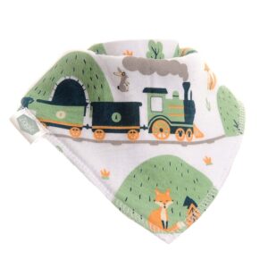 absorbent fleece lined bandana dribble bib for baby