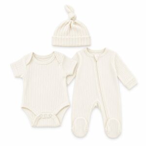 cotton unisex baby clothes layette set boy and girl