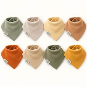 bandana baby dribble bibs gift set