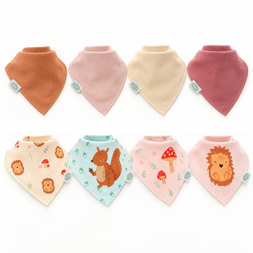 bandana baby dribble bibs gift set