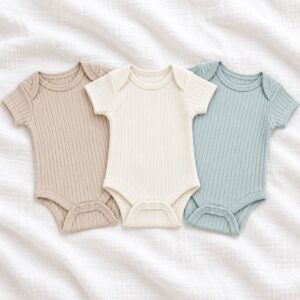 cotton unisex baby bodysuits
