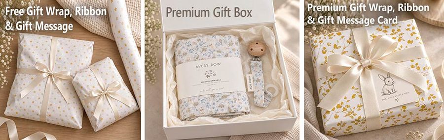 baby gift wrapping options at Bundle and Bib