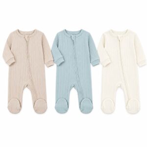 cotton unisex baby sleepsuits