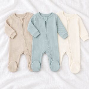 cotton unisex baby sleepsuits