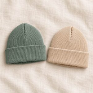 knitted baby beanie hats